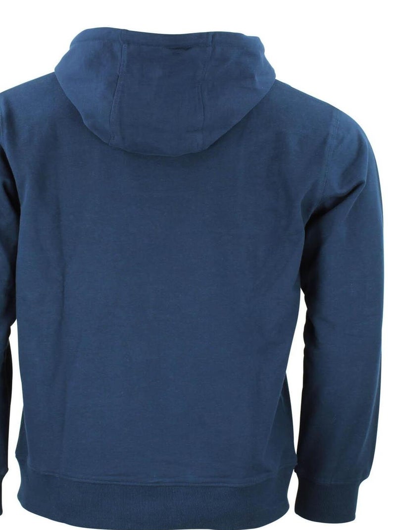 Sweat à capuche   CODEK - PEAK MOUNTAIN Bleu marine - Kiabi