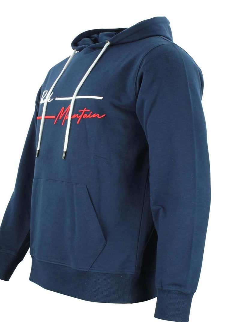 Sweat à capuche   CODEK - PEAK MOUNTAIN Bleu marine - Kiabi