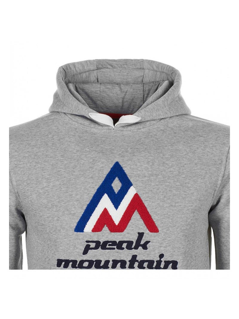 Sweat à capuche   CODRIVER - PEAK MOUNTAIN Gris - Kiabi