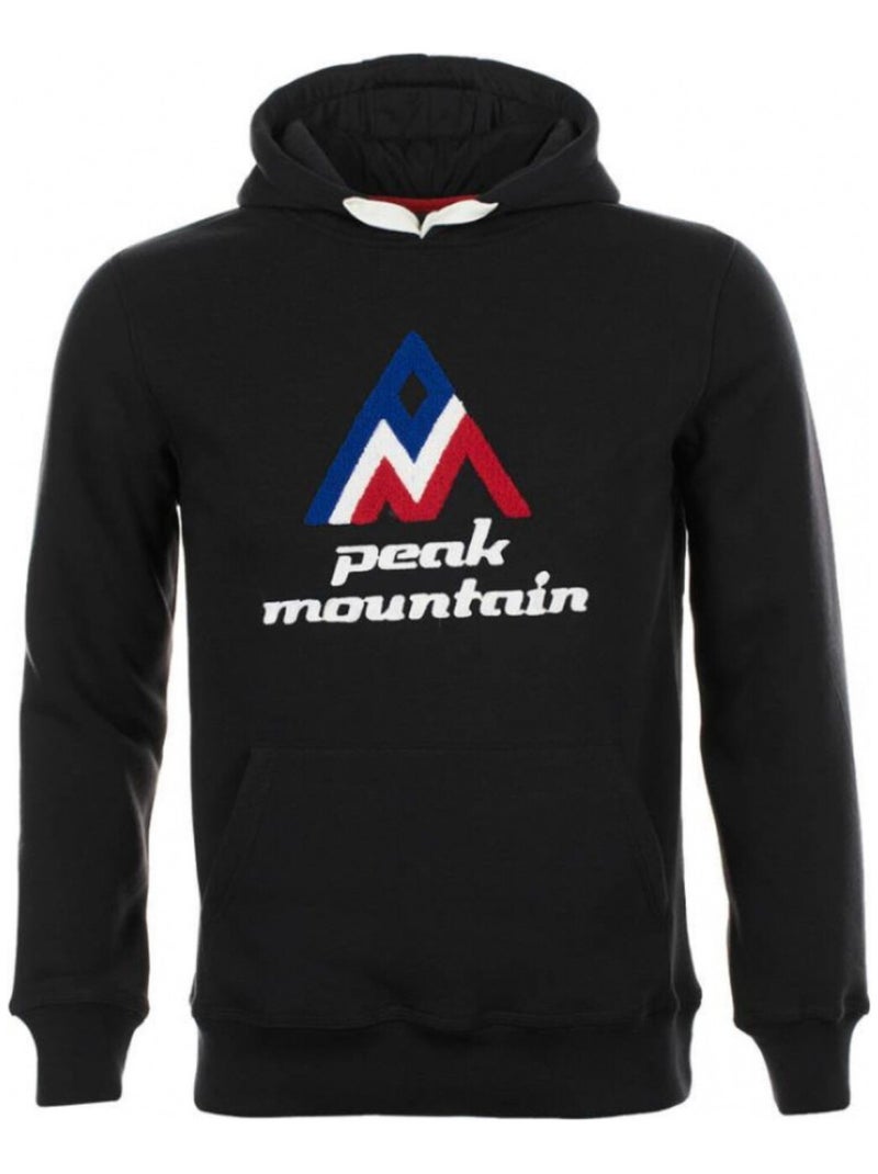 Sweat à capuche   CODRIVER - PEAK MOUNTAIN Noir Noir - Kiabi