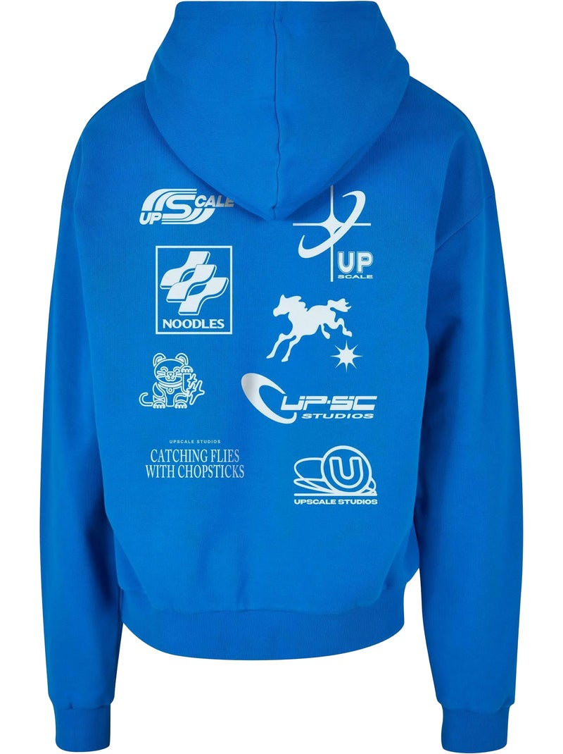 Sweat à capuche collection - mister tee Bleu cobalt - Kiabi