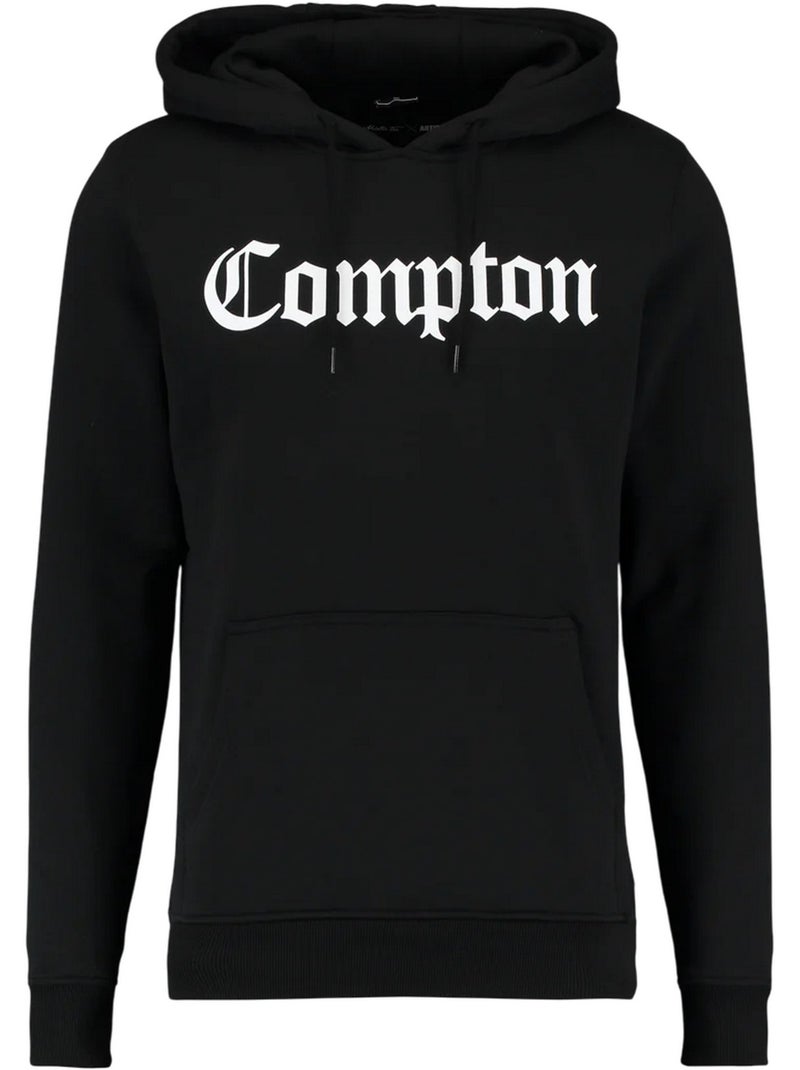 Sweat à capuche compton - mister tee Noir - Kiabi