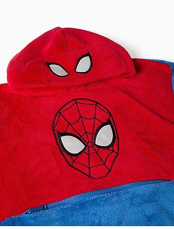 Sweat à capuche convertibible en polaire corail avec spider-man