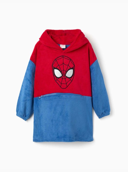 Sweat à capuche convertibible en polaire corail avec spider-man - Kiabi