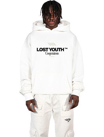 Sweat à capuche cooperations - lost youth