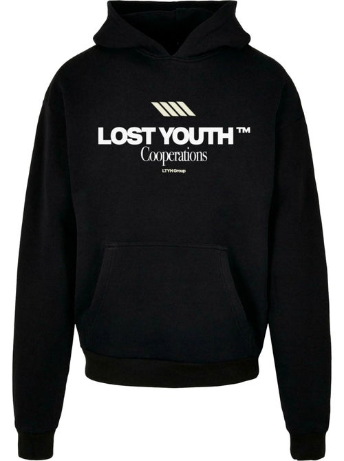 Sweat à capuche cooperations - lost youth - Kiabi