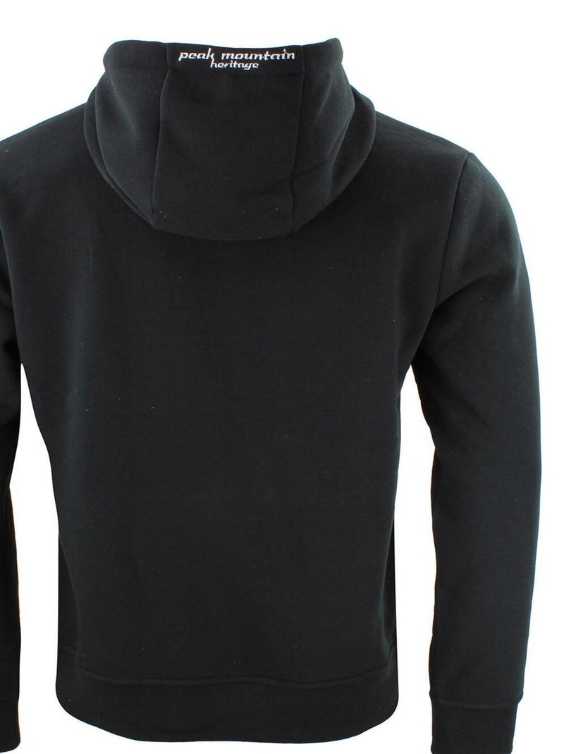 Sweat à capuche   CORENTIN - PEAK MOUNTAIN Noir Noir - Kiabi