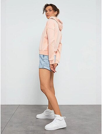 Sweat à capuche coupe décontractée avec lien tommy