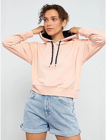 Sweat à capuche coupe décontractée avec lien tommy