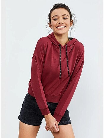 Sweat à capuche coupe décontractée avec lien tommy