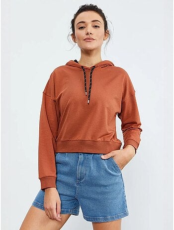 Sweat à capuche coupe décontractée avec lien tommy