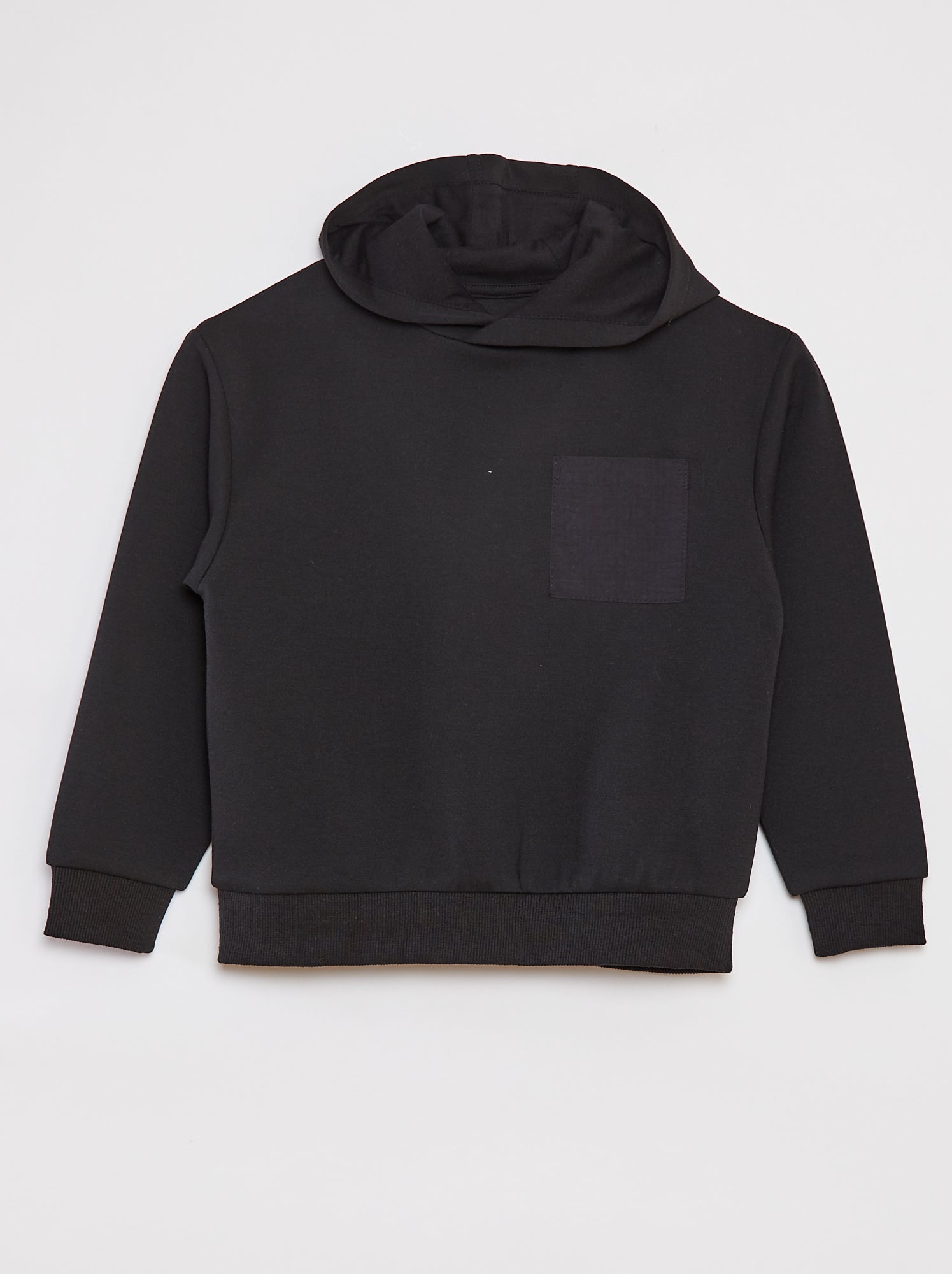 Sweat à Capuche Pour Garçon - Coupe Droite, Manches Longues - Taille 5 à 14 Ans - Couleur Unie - 13