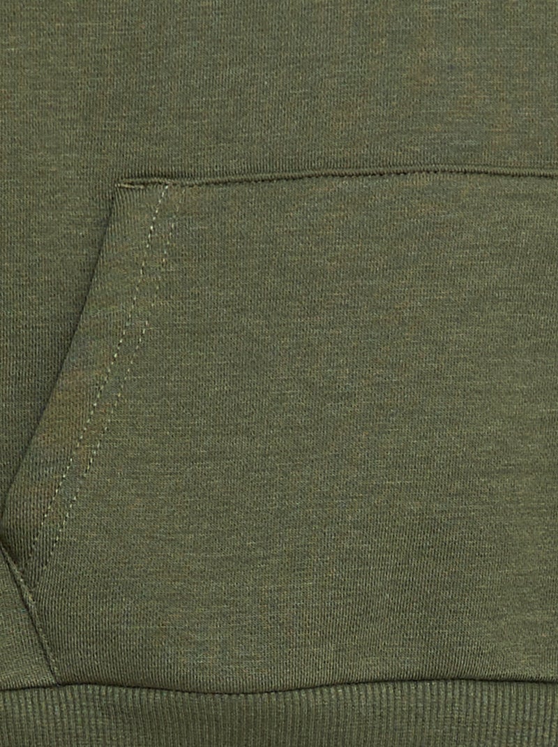 Sweat à capuche coupe loose Vert - Kiabi