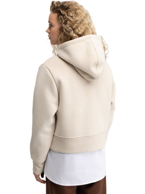Sweat à capuche court femme femme jolla-w sand - Kiabi Sweat à capuche court femme femme jolla-w sand - Kiabi