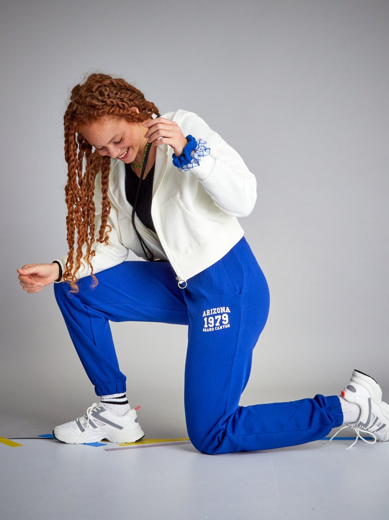 Sweat à capuche crop top Blanc crème - Kiabi