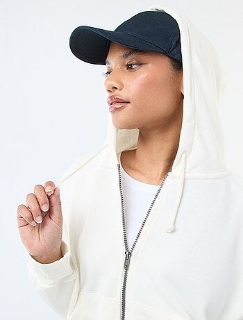 Sweat à capuche crop top