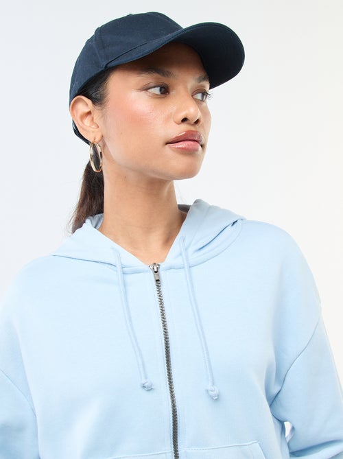 Sweat à capuche crop top - Kiabi