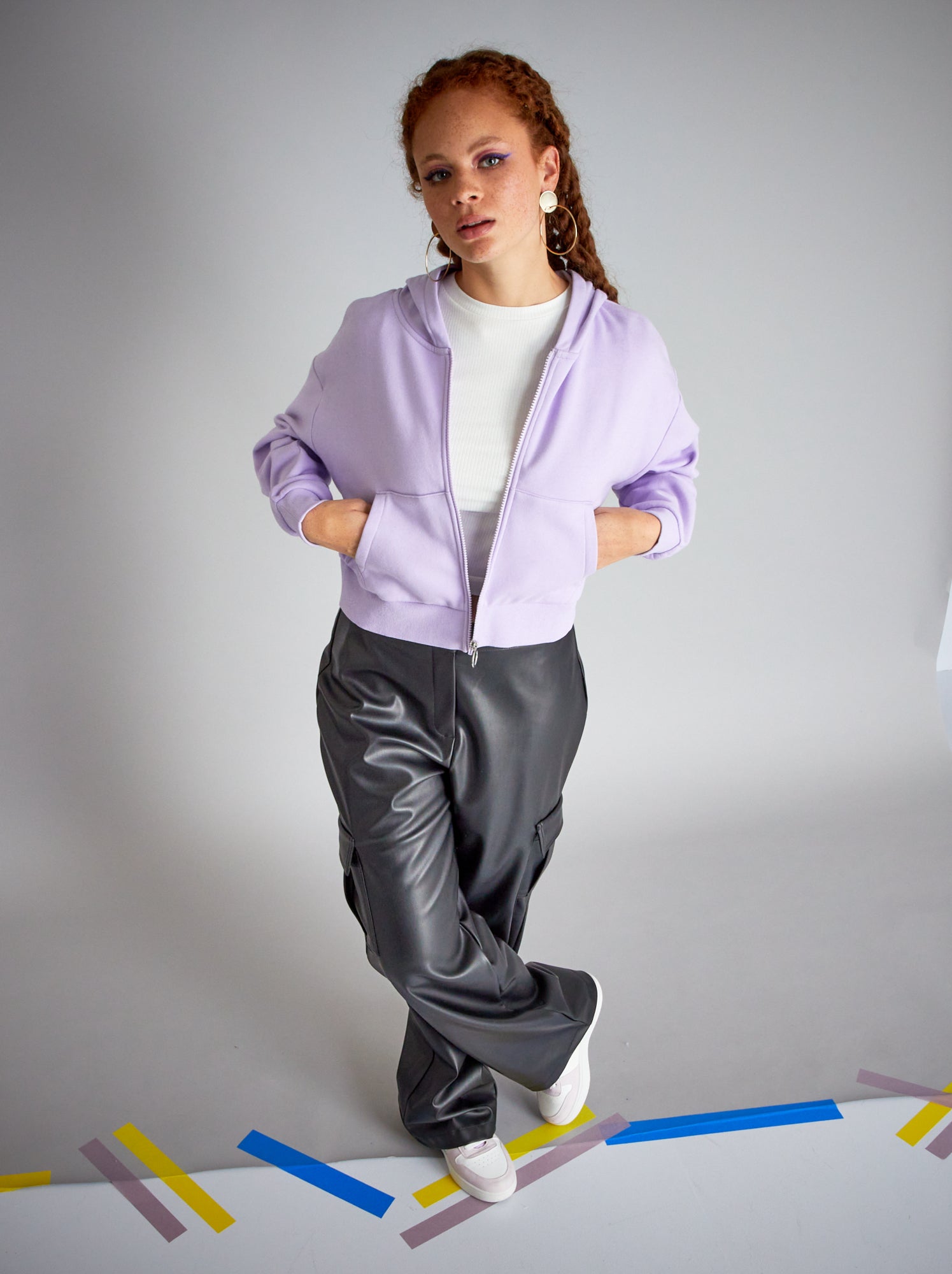 Ensemble Sport Fille - Sweat à Capuche Crop Top + Short - Survêtement Yoga Gym 5-16 Ans - 11
