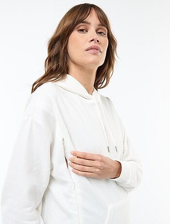 Sweat à capuche d'allaitement