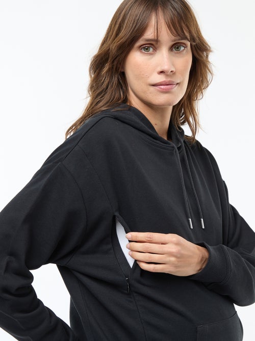 Sweat à capuche d'allaitement - Kiabi