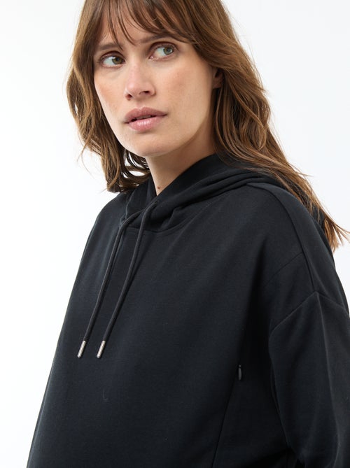 Sweat à capuche d'allaitement - Kiabi
