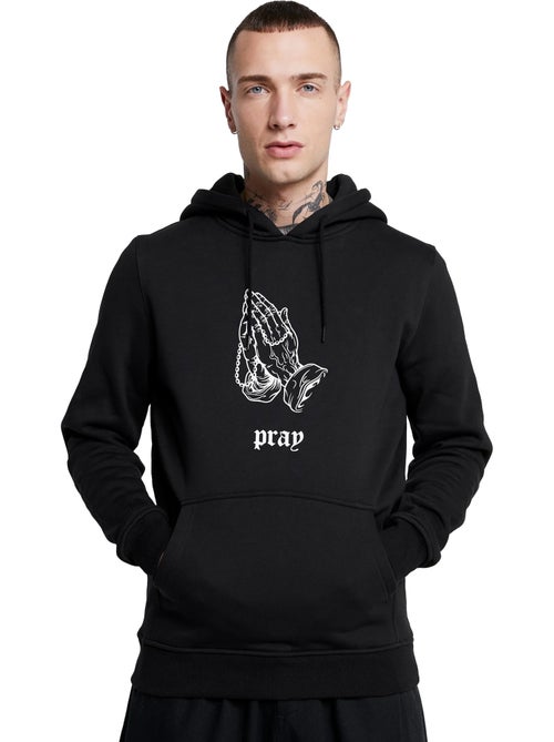 Sweat à capuche dark pray - mister tee - Kiabi