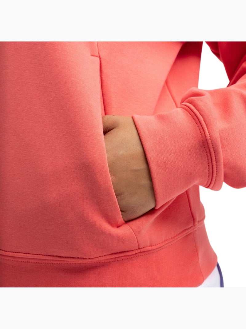 Sweat à capuche de padel femme padel femme deuce coral Rouge - Kiabi