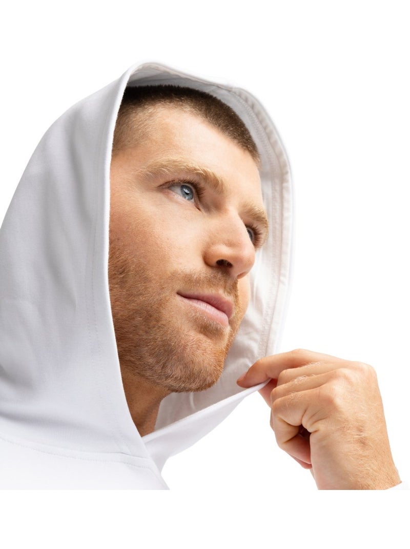 Sweat à capuche de padel homme padel homme break Blanc - Kiabi