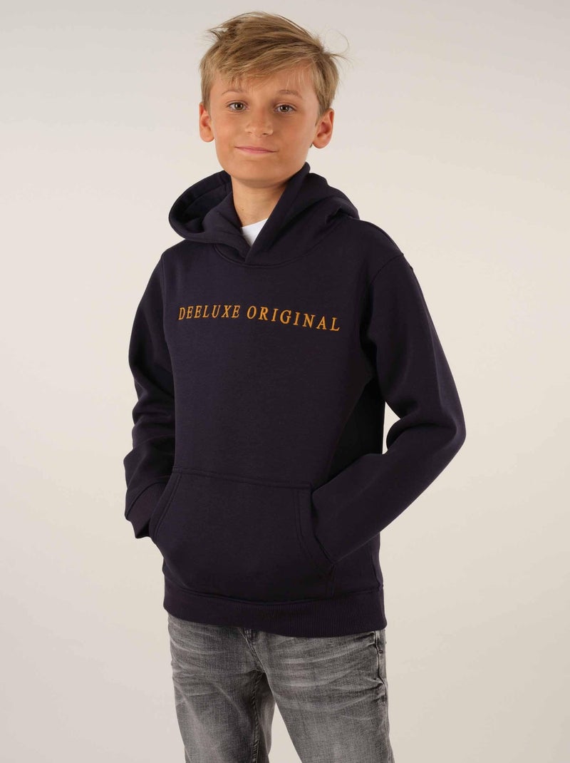 Sweat à capuche 'Deeluxe' Bleu nuit - Kiabi