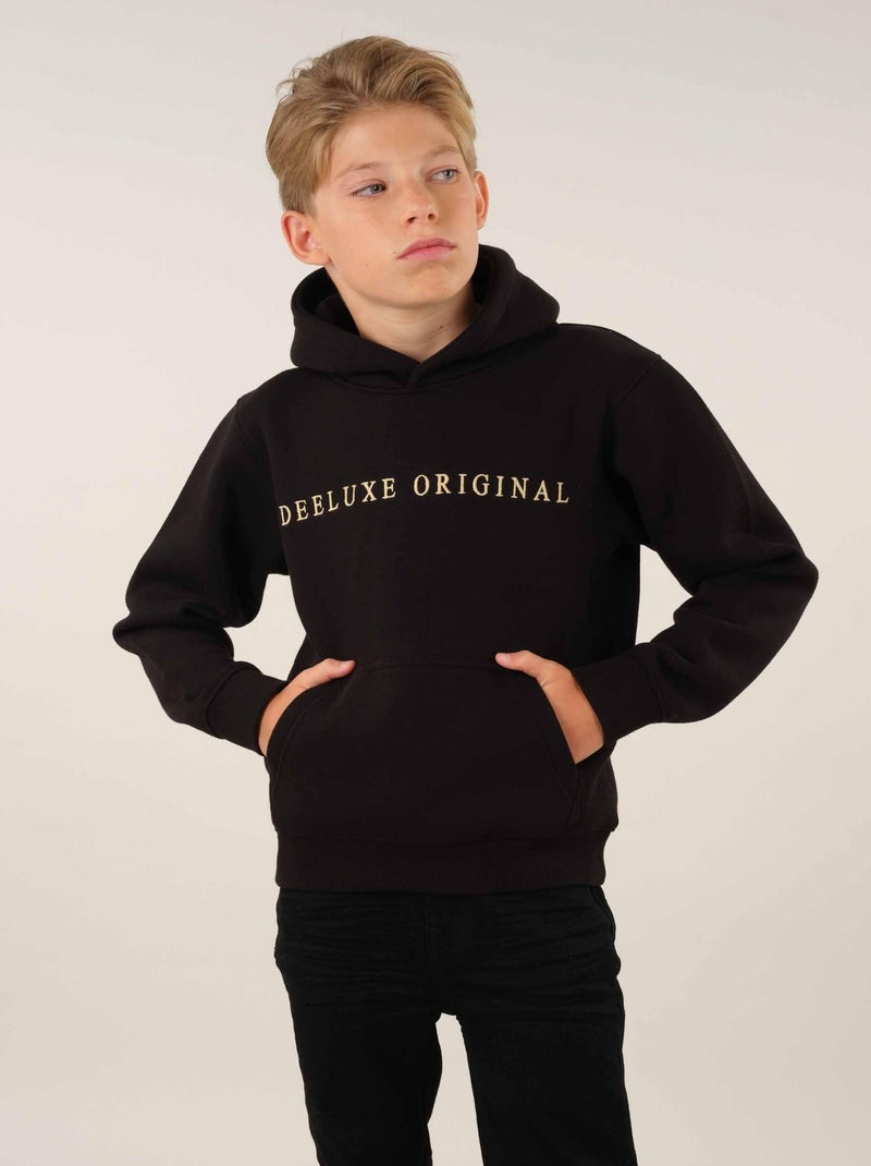 Sweat à capuche 'Deeluxe' Noir - Kiabi
