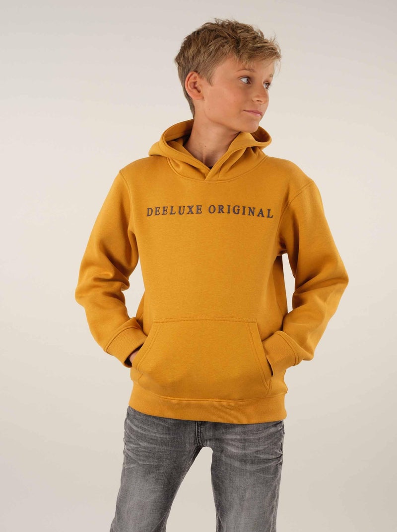 Sweat à capuche 'Deeluxe' Orange clair - Kiabi