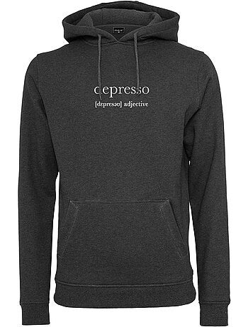 Sweat à capuche depresso - mister tee