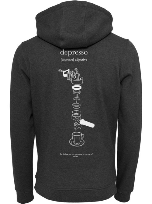 Sweat à capuche depresso - mister tee - Kiabi