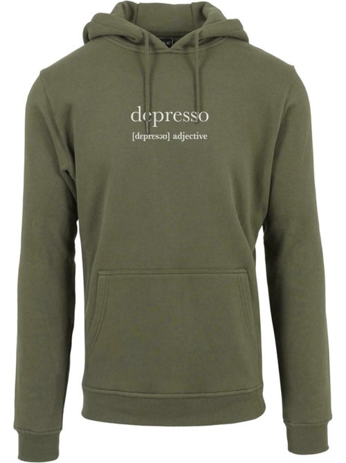 Sweat à capuche depresso - mister tee - Kiabi