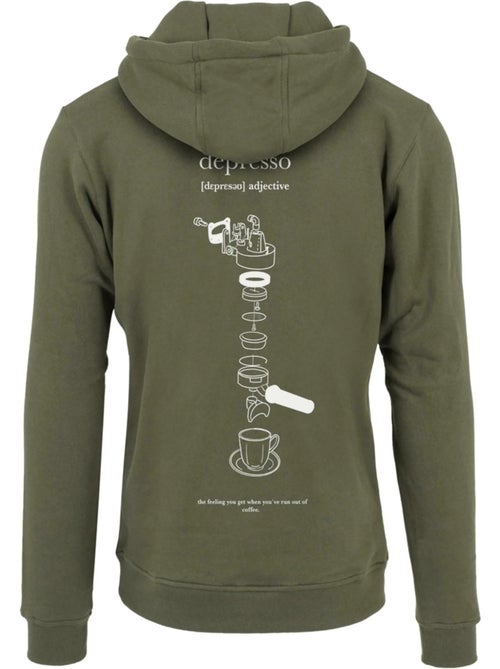 Sweat à capuche depresso - mister tee - Kiabi