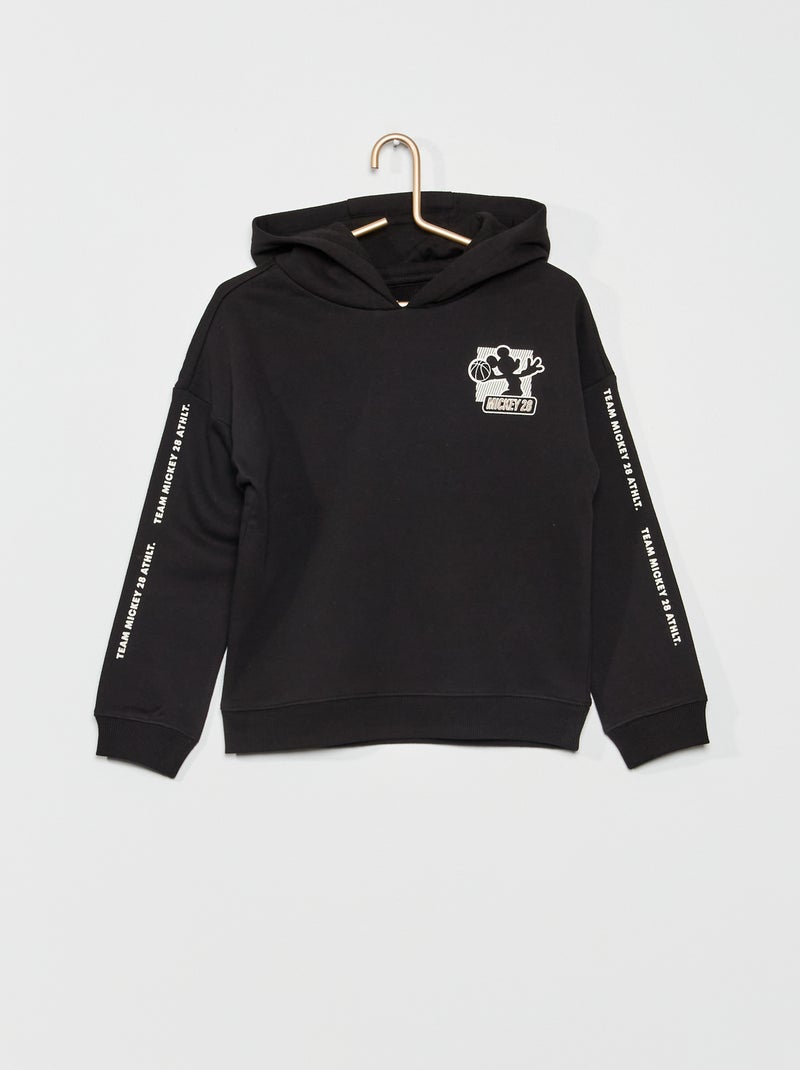 Sweat à capuche 'Disney' Noir - Kiabi