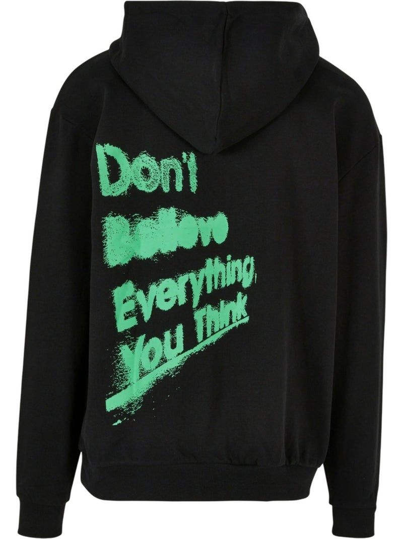 Sweat à capuche don't believe - 9n1m sense Noir - Kiabi
