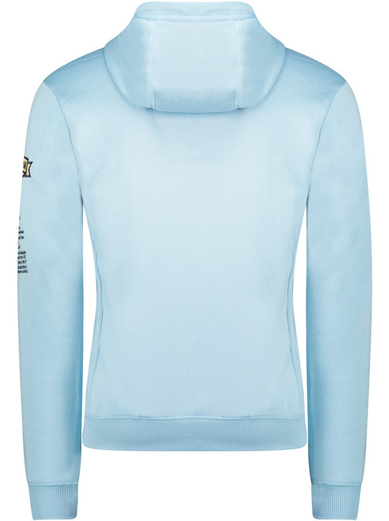 Sweat à capuche doublée galapagos – canadian peak Bleu ciel - Kiabi