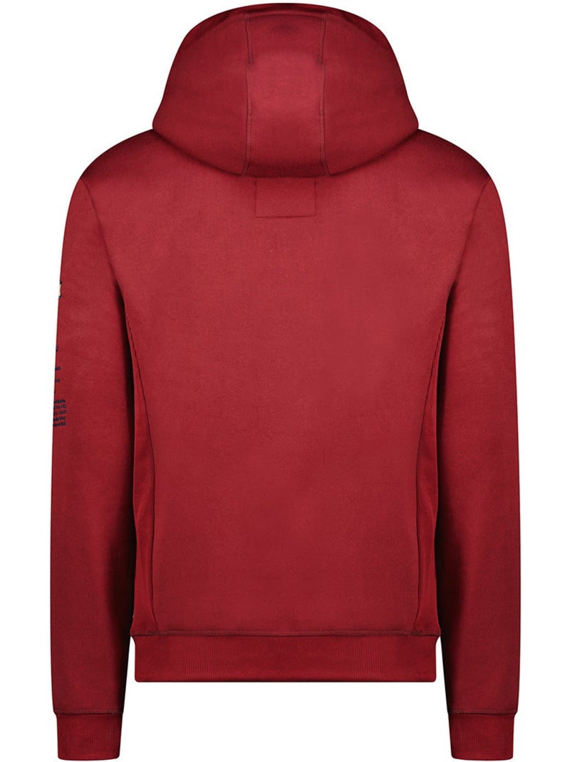 Sweat à capuche doublée galapagos – canadian peak Bordeaux - Kiabi