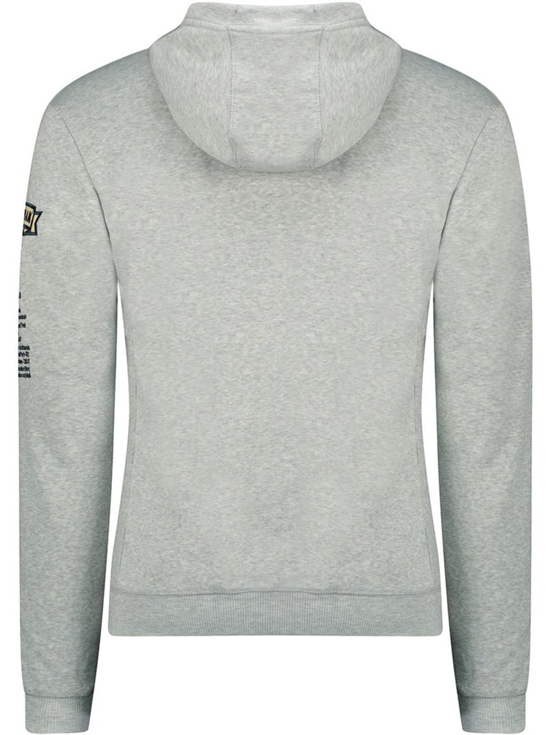 Sweat à capuche doublée galapagos – canadian peak Gris clair - Kiabi