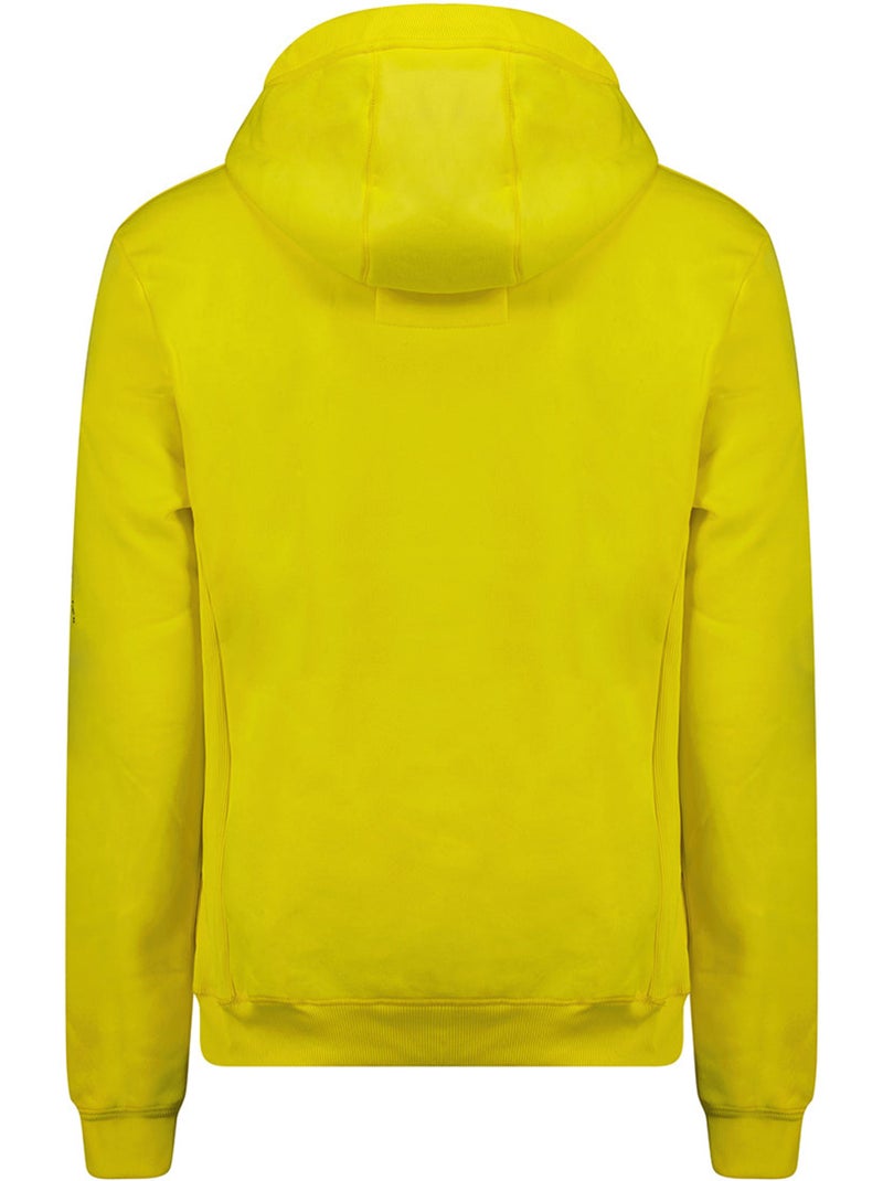 Sweat à capuche doublée galapagos – canadian peak Jaune fluo - Kiabi