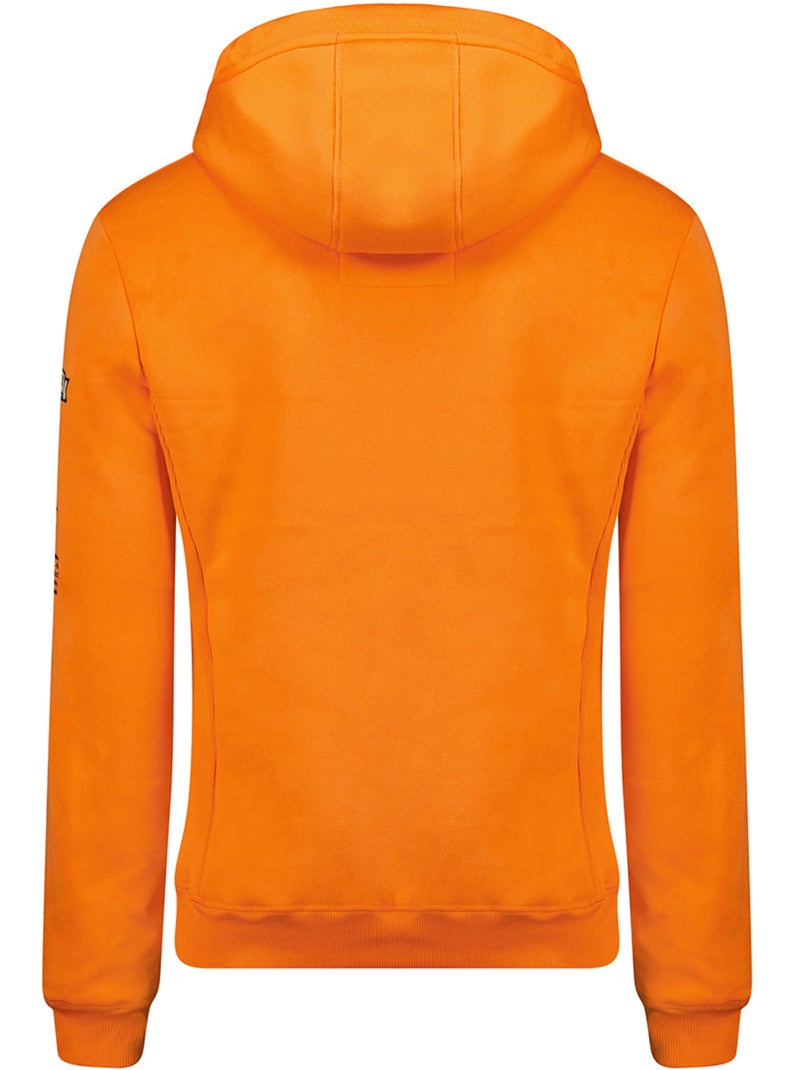 Sweat à capuche doublée galapagos – canadian peak Orange fluo - Kiabi