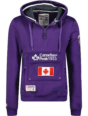 Sweat à capuche doublée galapagos – canadian peak