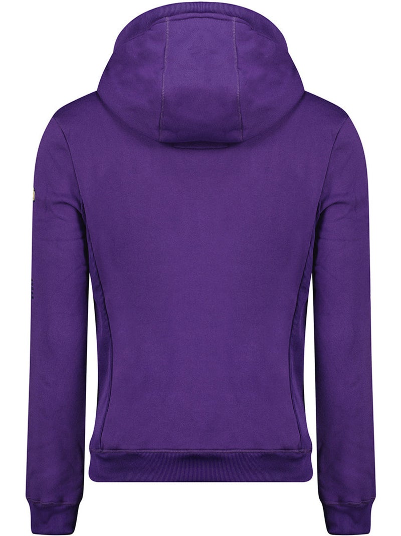Sweat à capuche doublée galapagos – canadian peak Violet - Kiabi