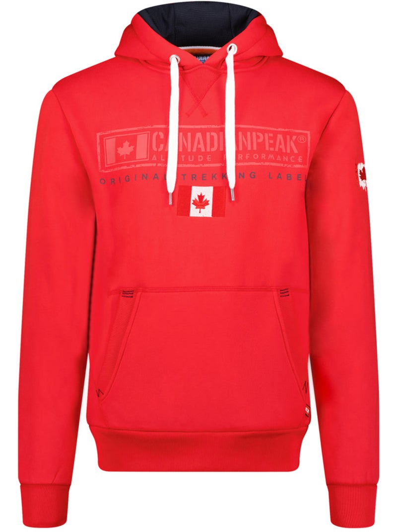 Sweat à capuche doublée gasikeak – canadian peak Rouge - Kiabi