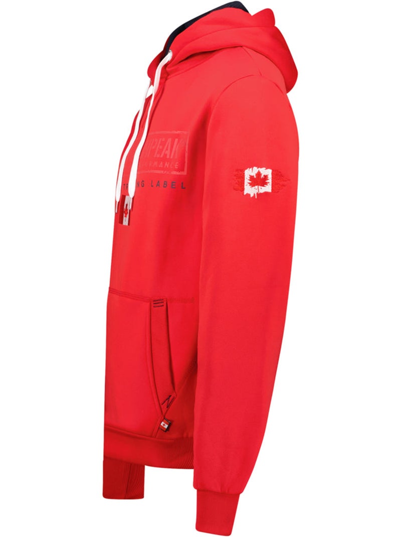 Sweat à capuche doublée gasikeak – canadian peak Rouge - Kiabi