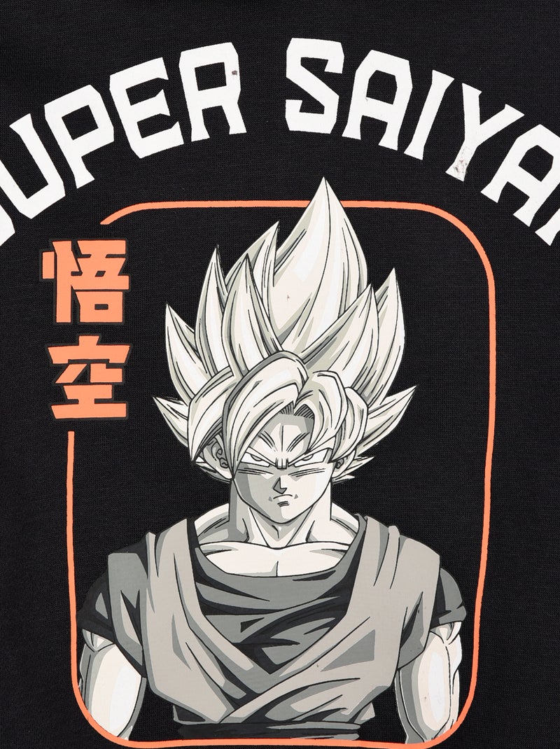 Sweat à capuche 'Dragon ball Z' Noir - Kiabi