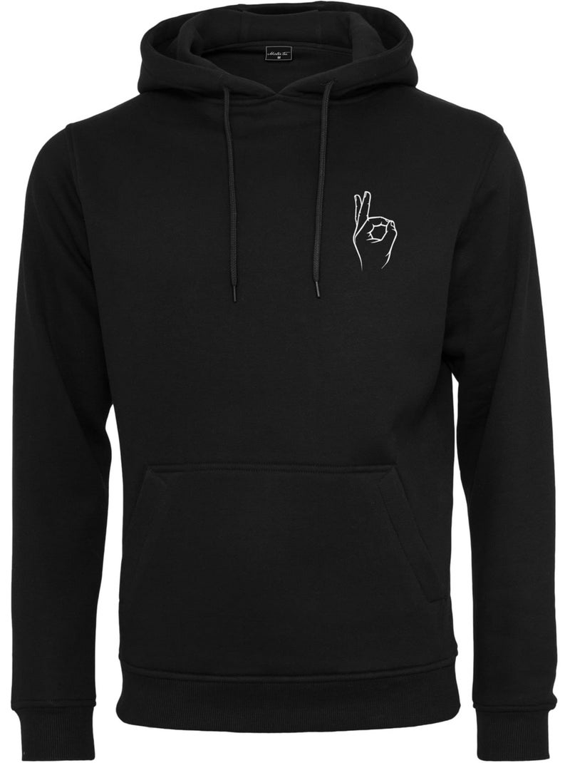 Sweat à capuche easy sign - mister tee Noir - Kiabi