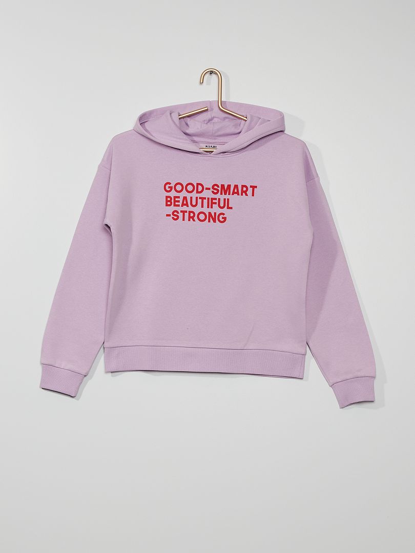 sweat asics fille violet