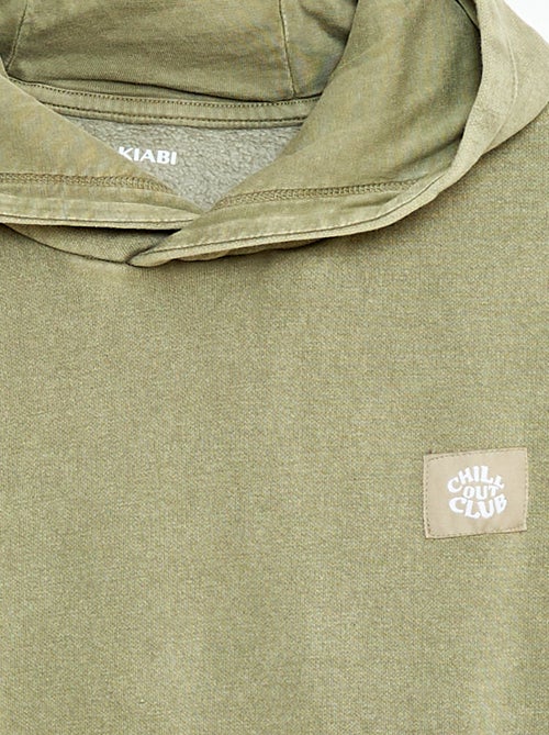 Sweat à capuche effet délavé - Kiabi